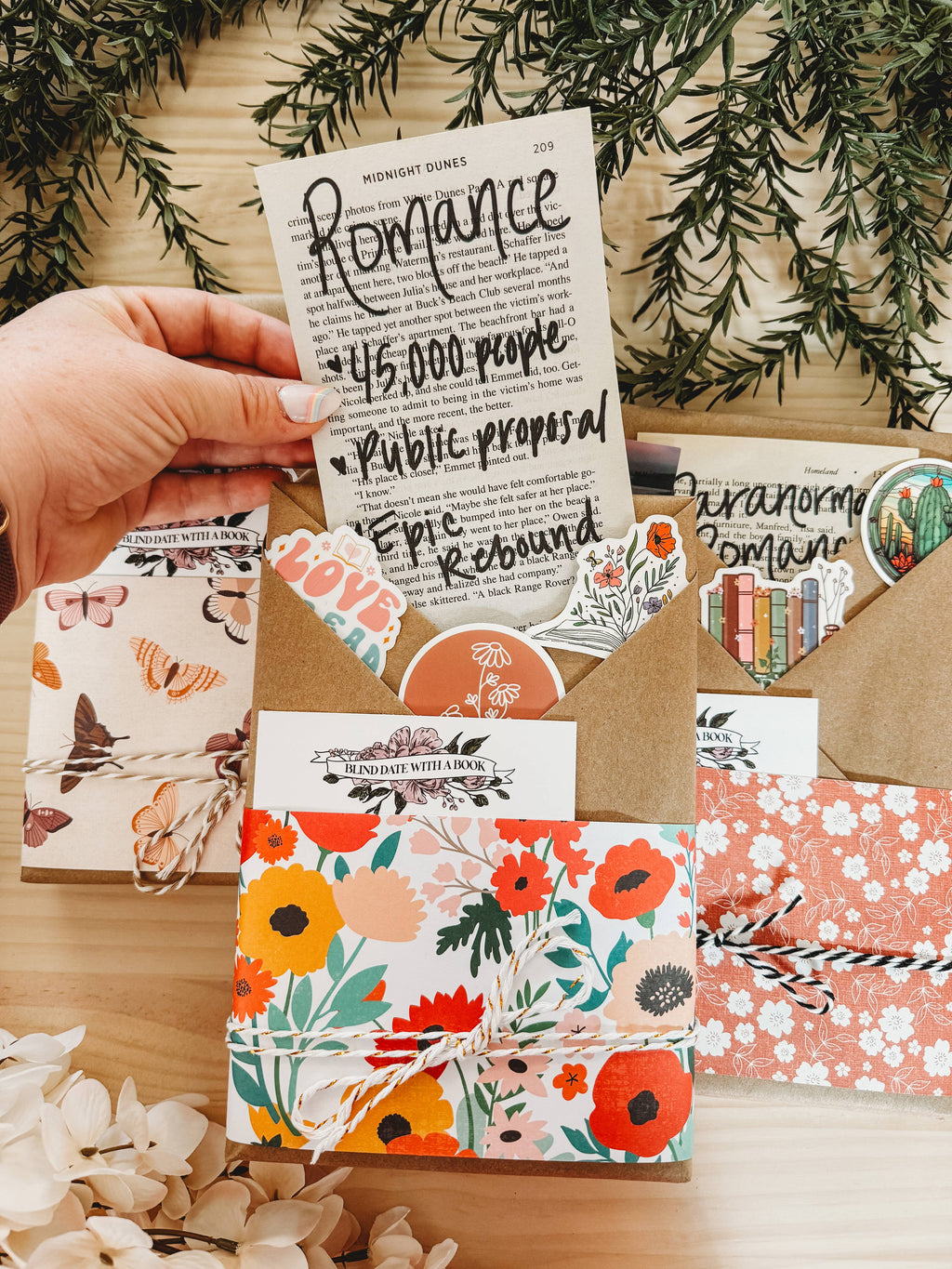 Blind date with a *NEW* book with stickers | Popular Books: Paperback / Dark Romance