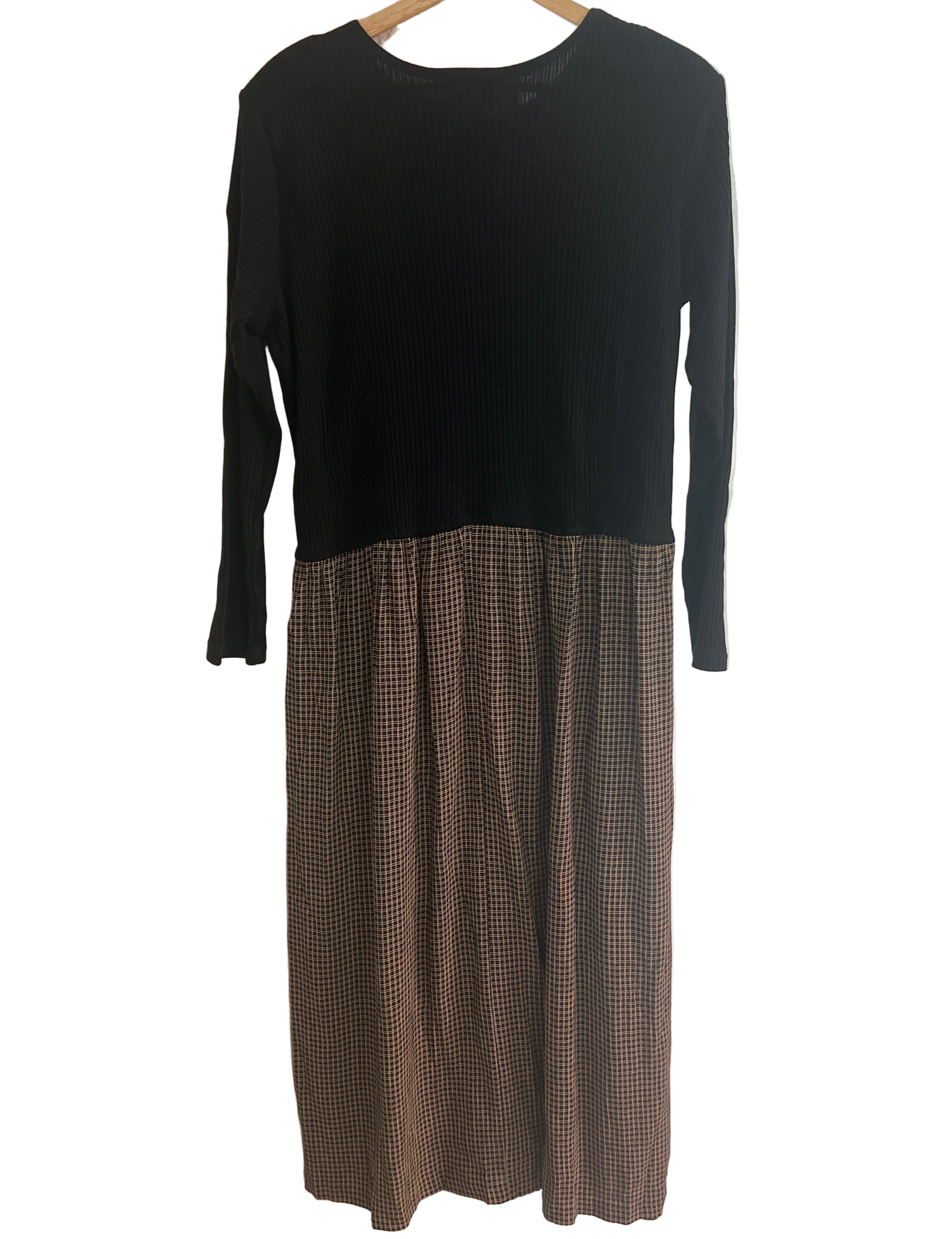 Black / Gingham Dress