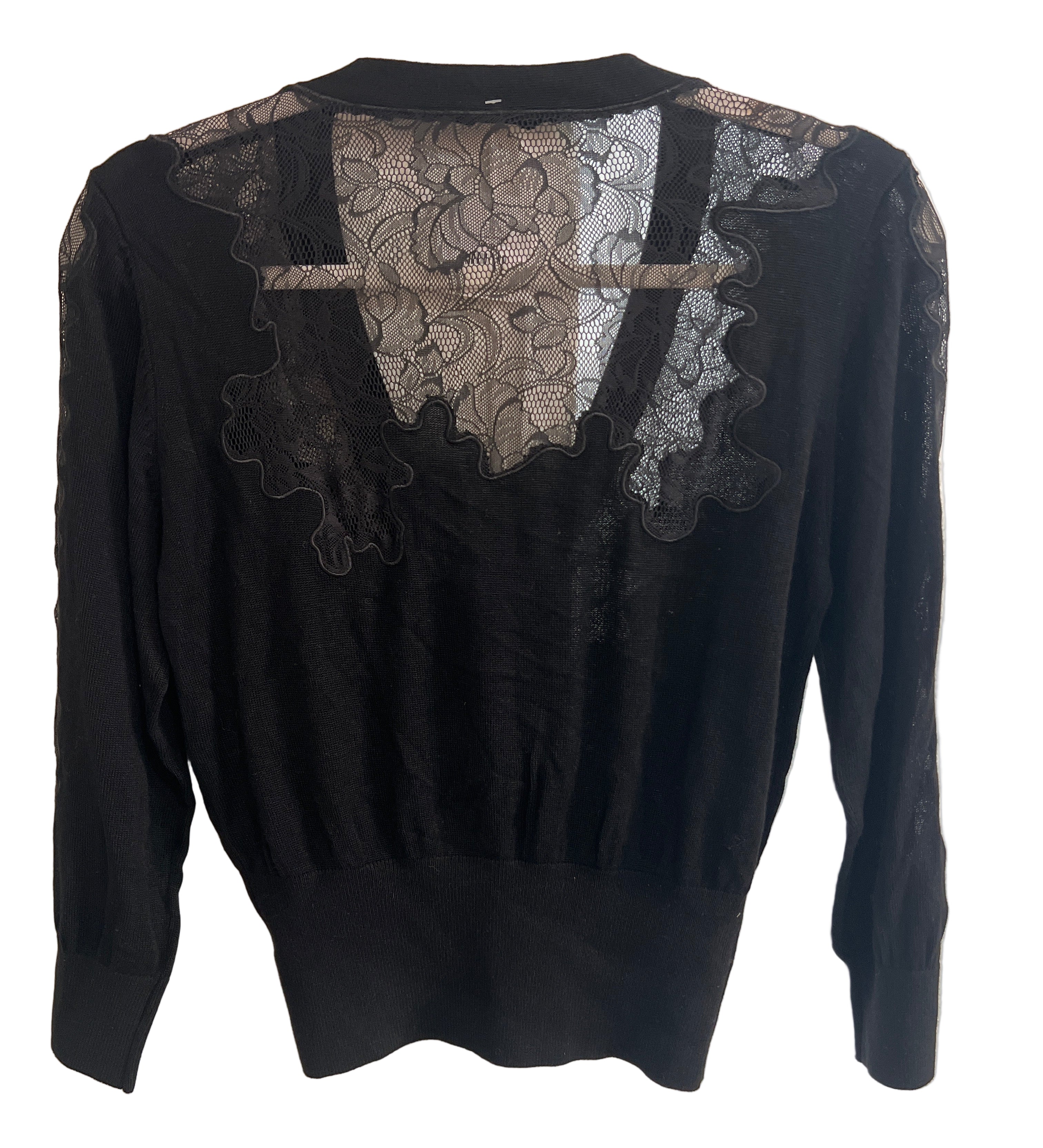 Black Lace Cardigan