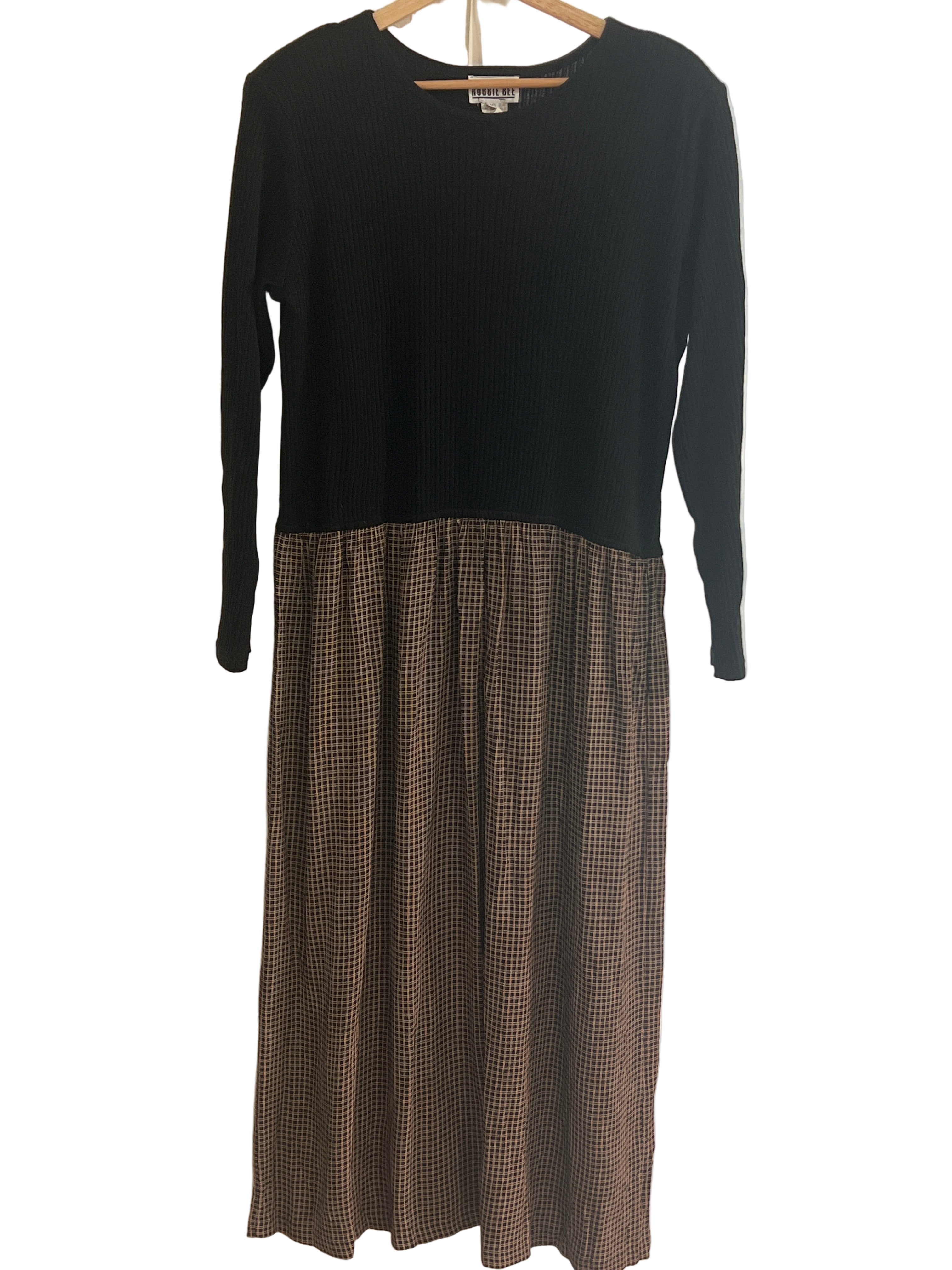 Black / Gingham Dress