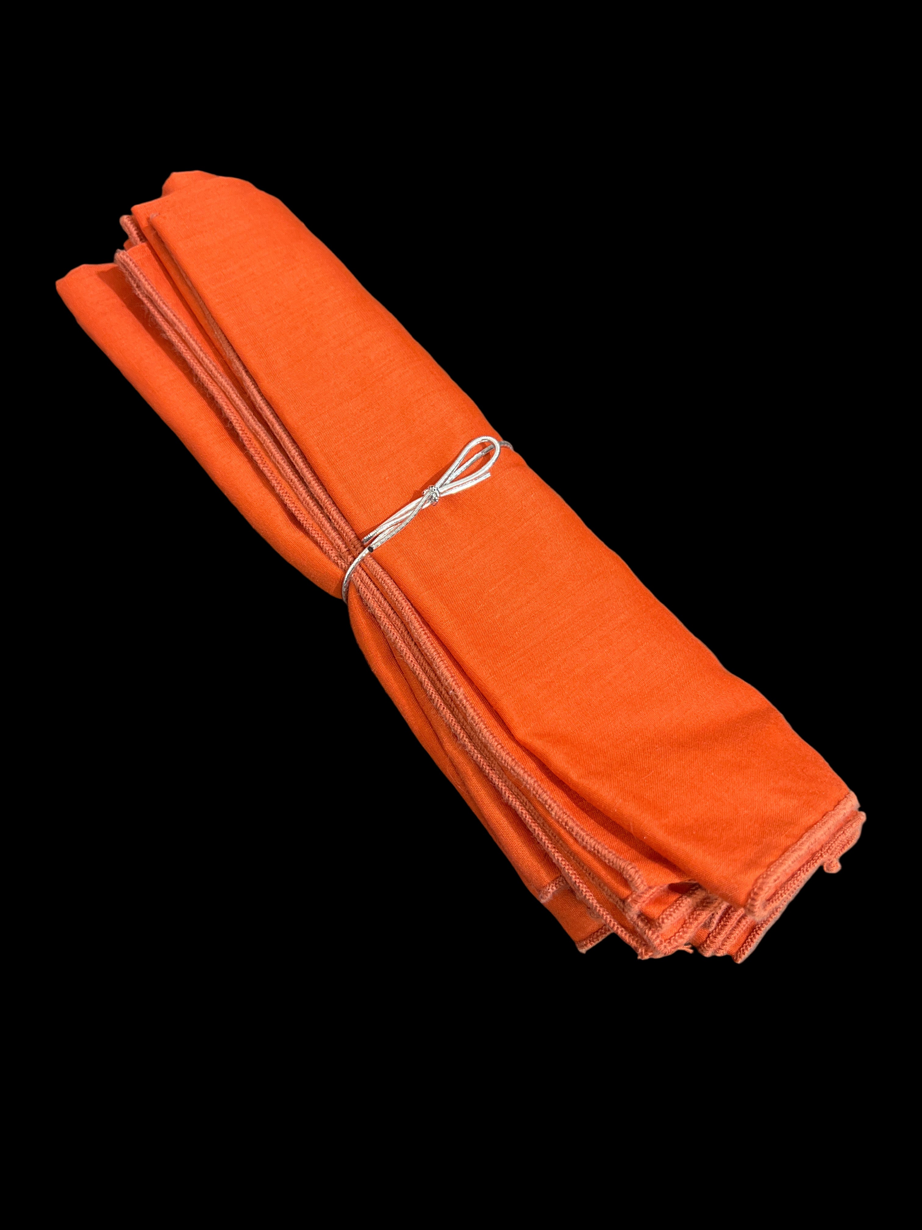 Orange Linen Napkins