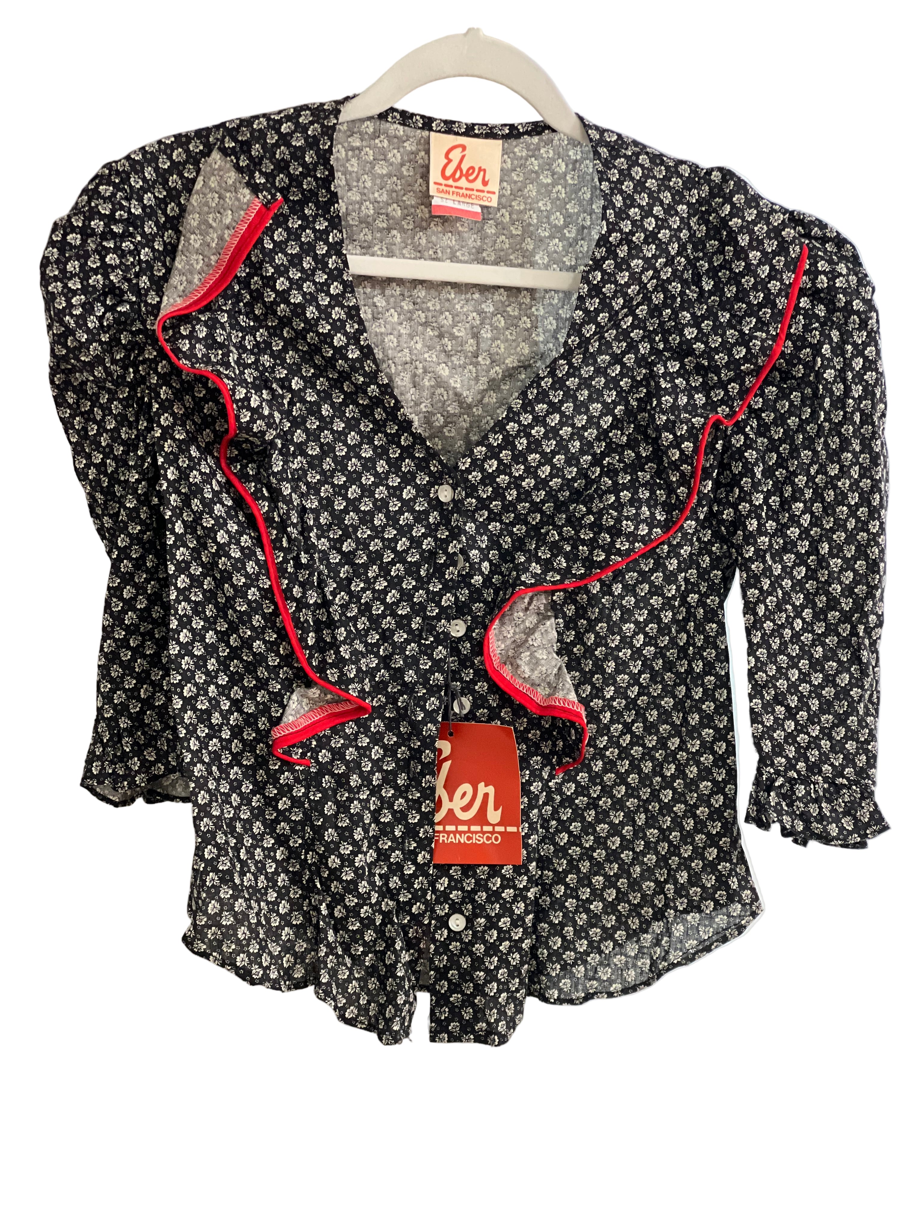 Eber San Francisco Ruffle Top