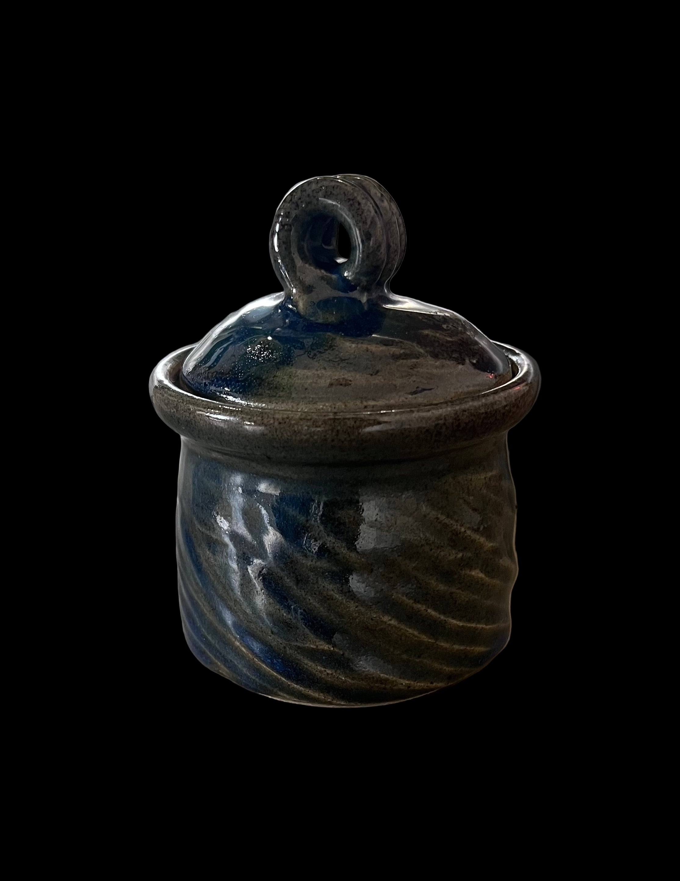 Studio Pottery Trinket Jar