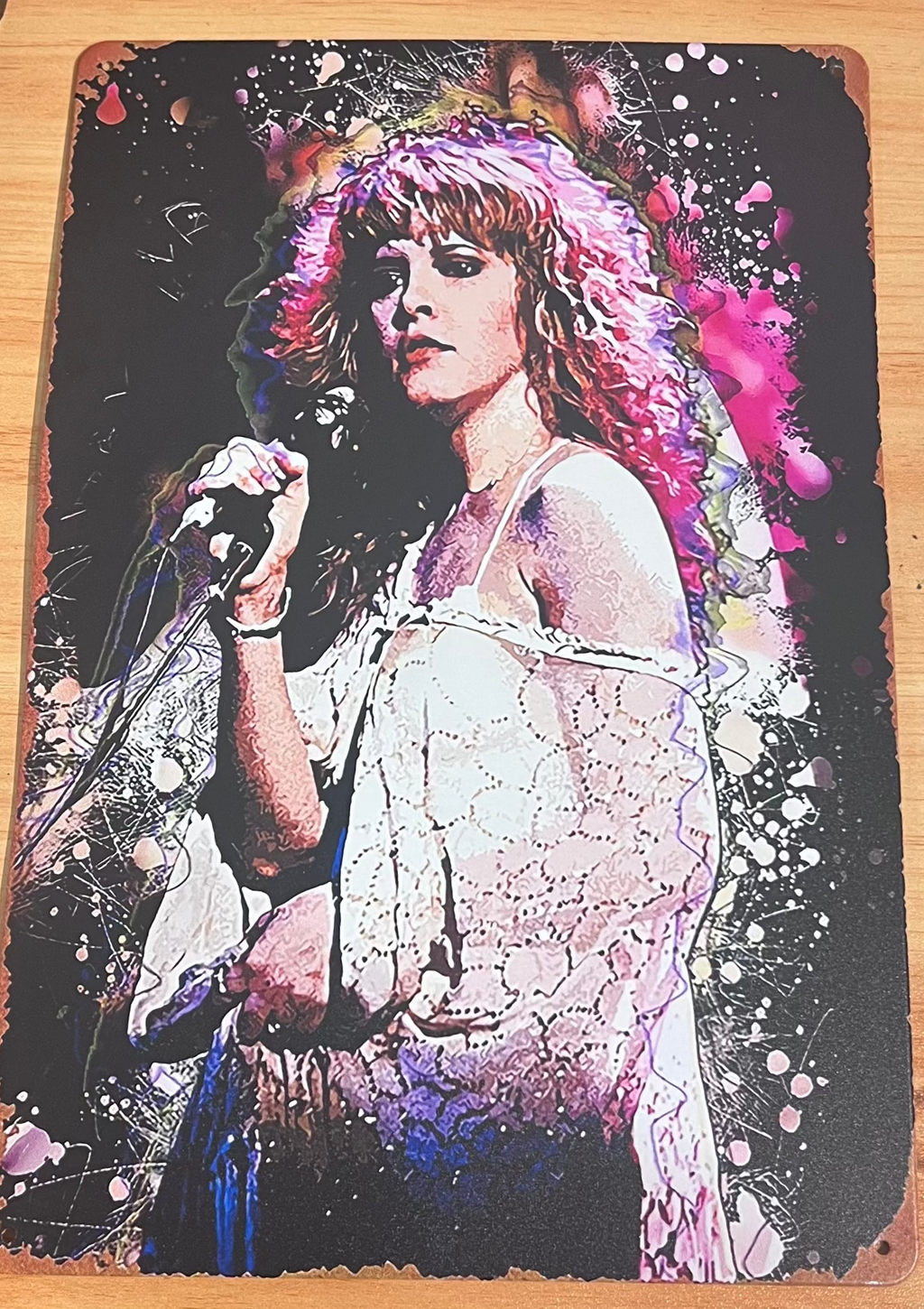 Stevie Nicks Metal Sign