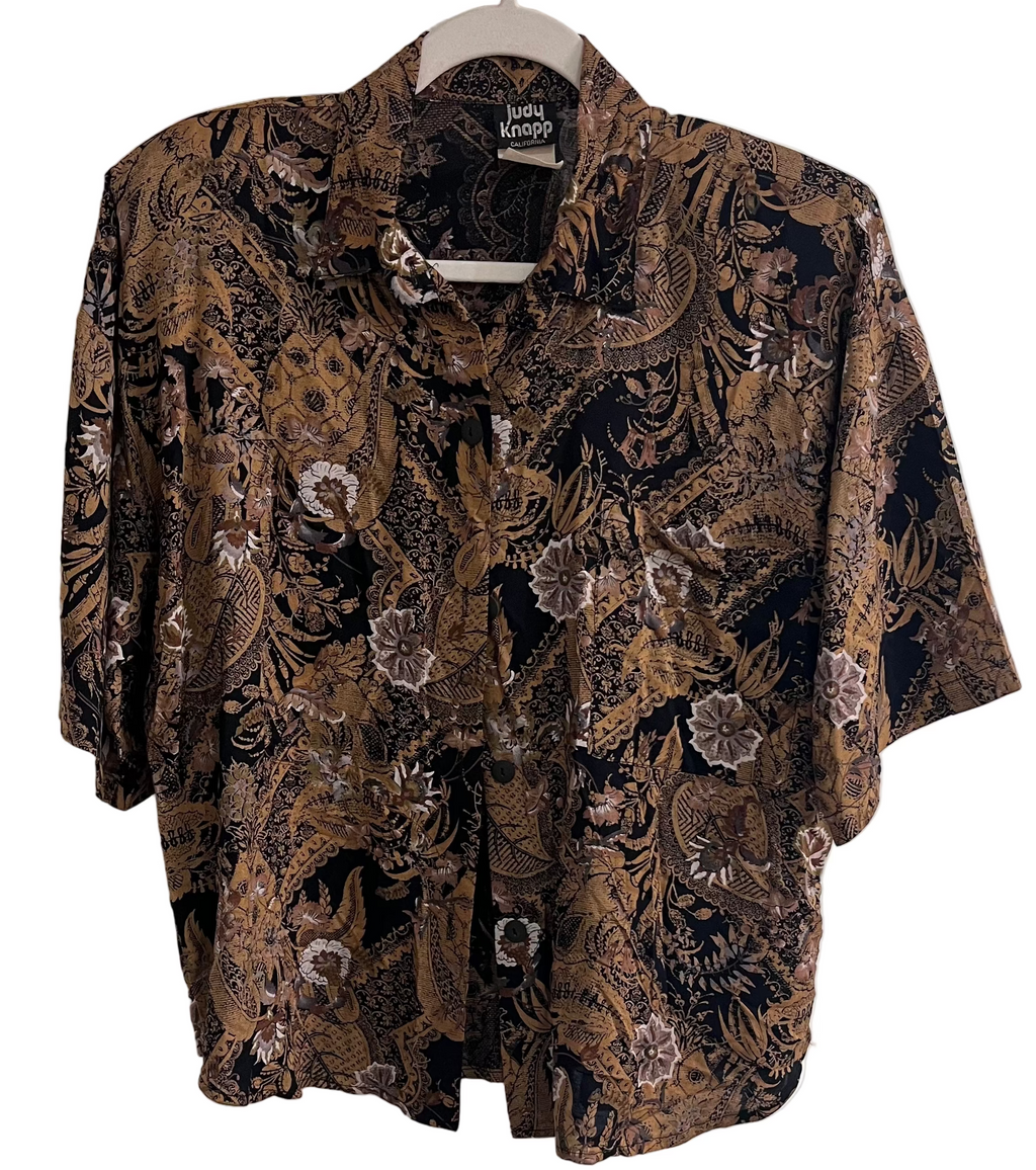 Judy Knapp Paisley Top