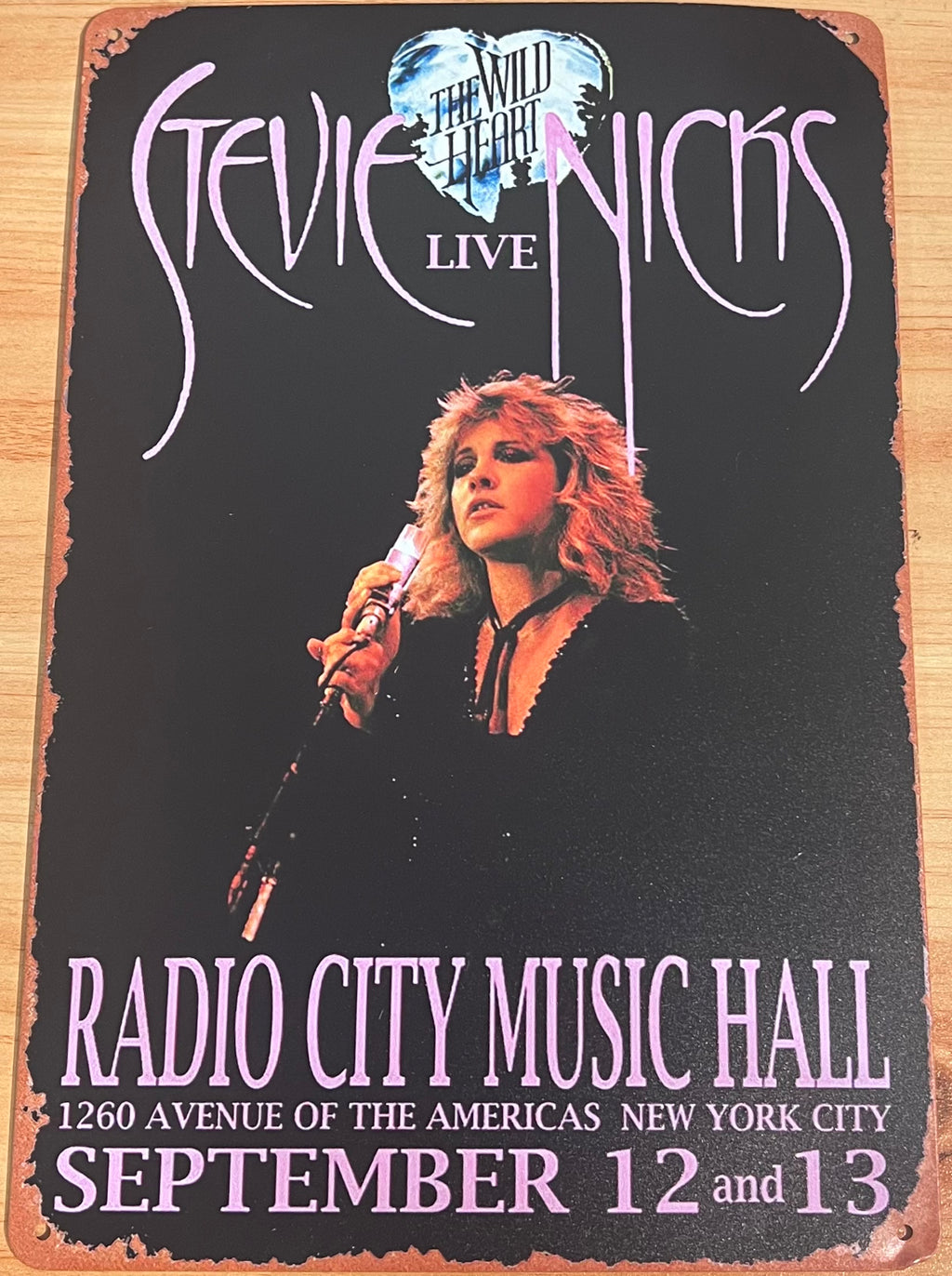 Stevie Nicks Metal Sign