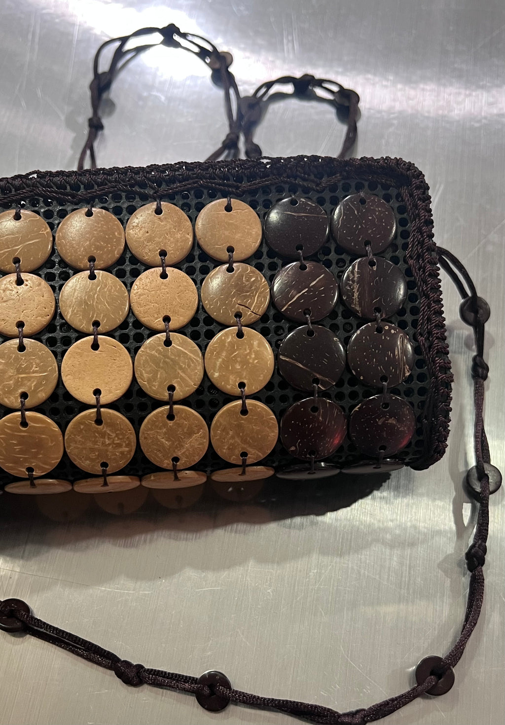 Coconut Shell Shoulder Bag