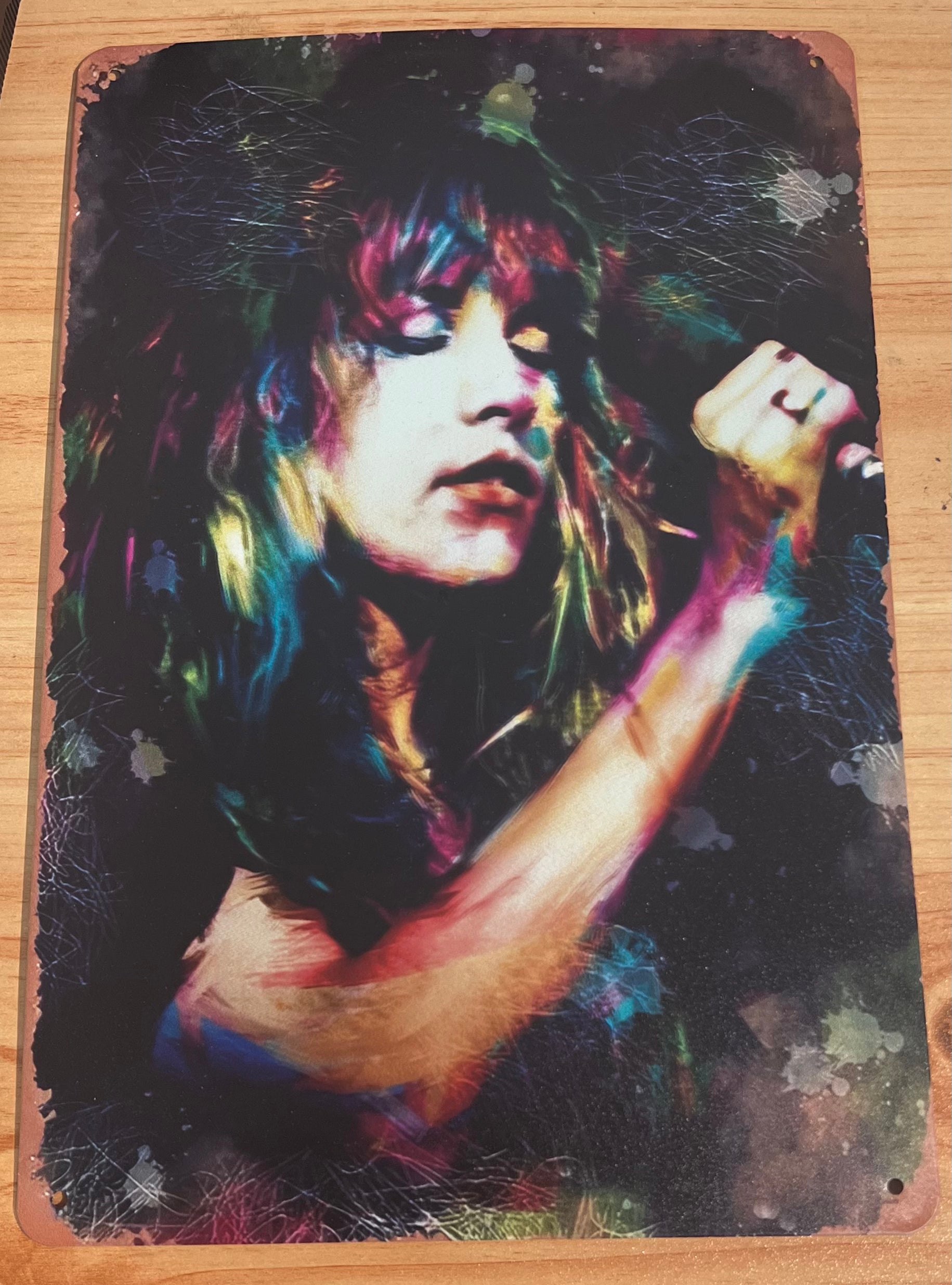 Stevie Nicks Metal Sign