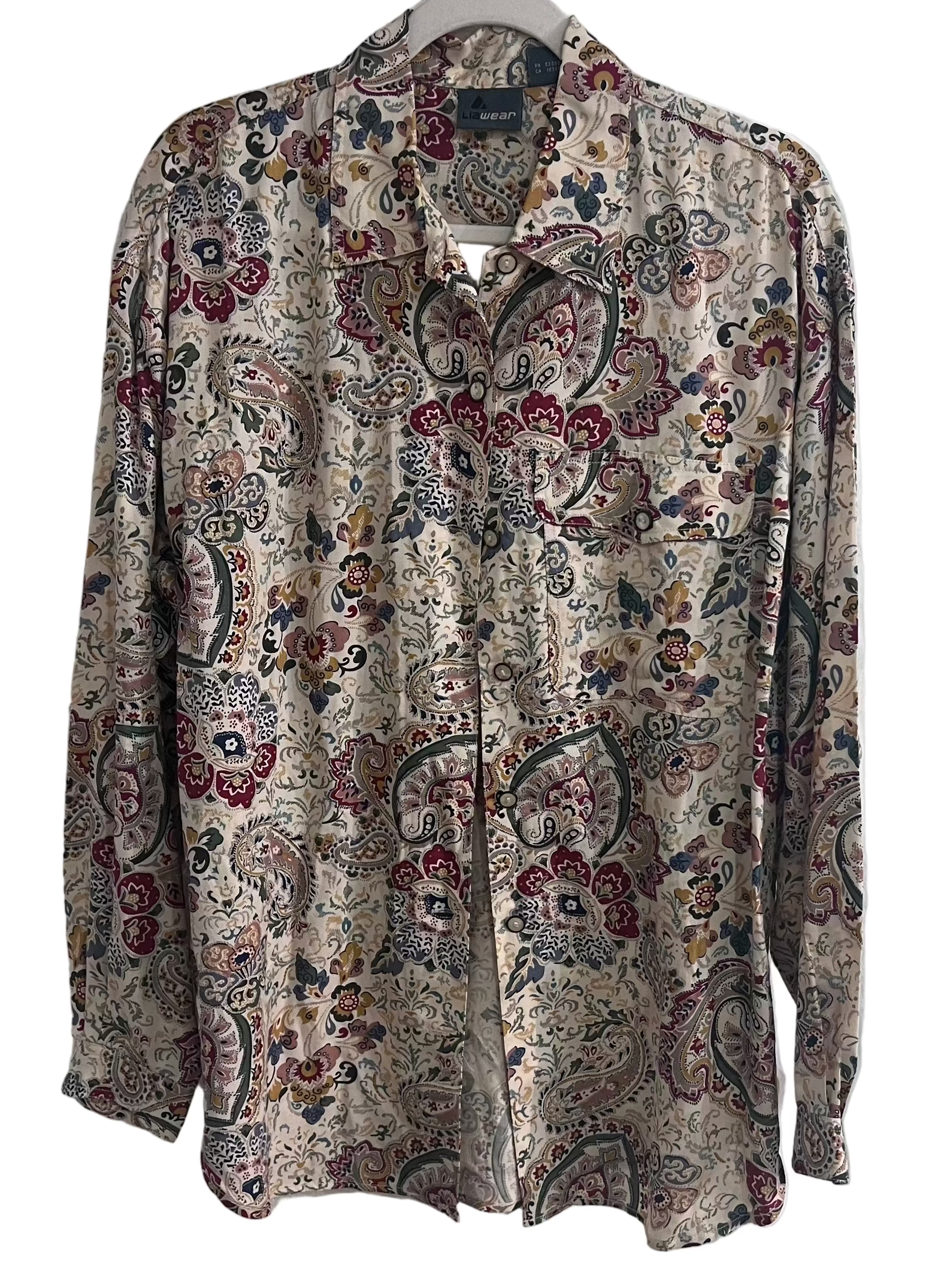 Liz Wear Paisley Top