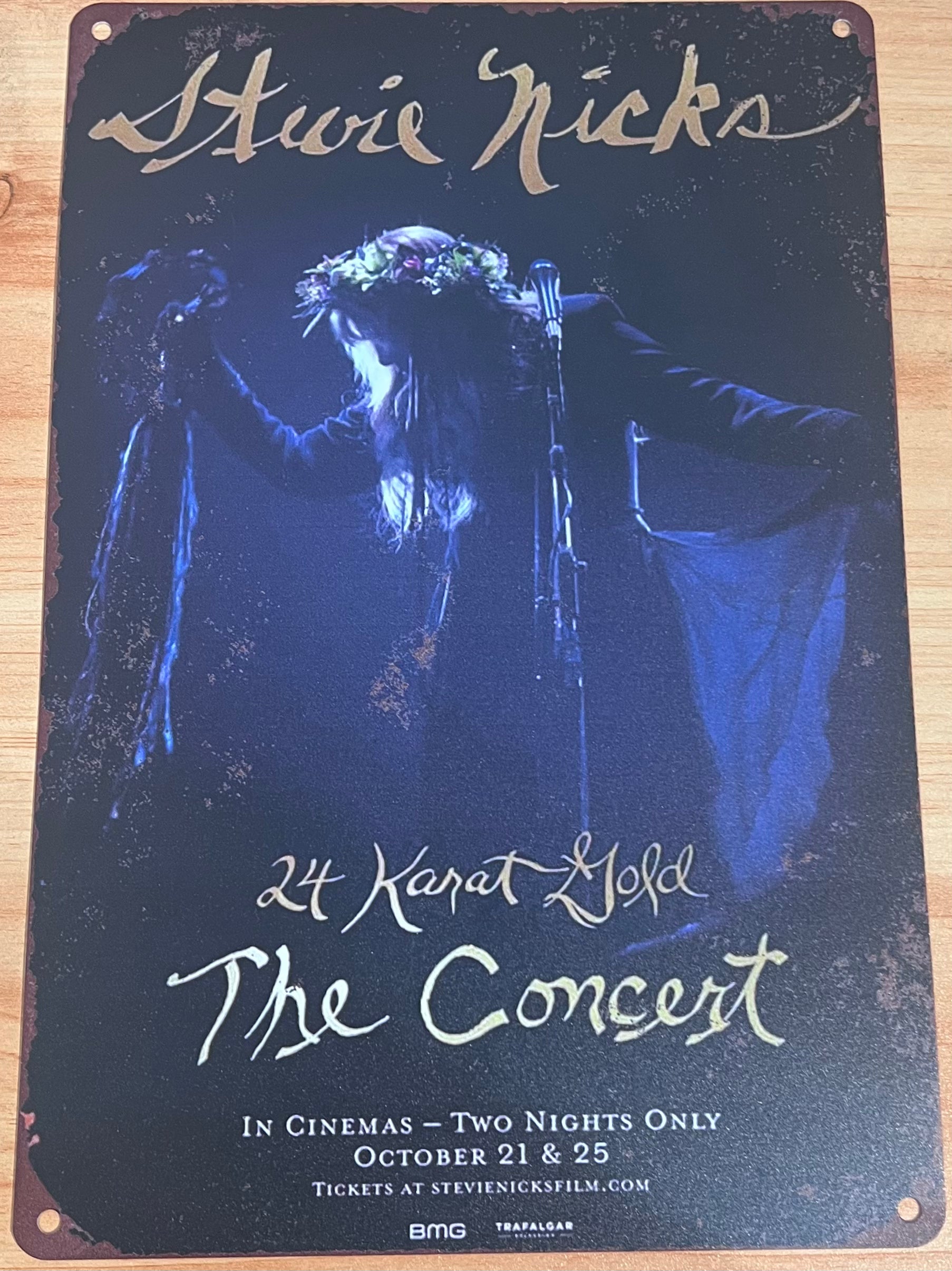 Stevie Nicks Metal Sign