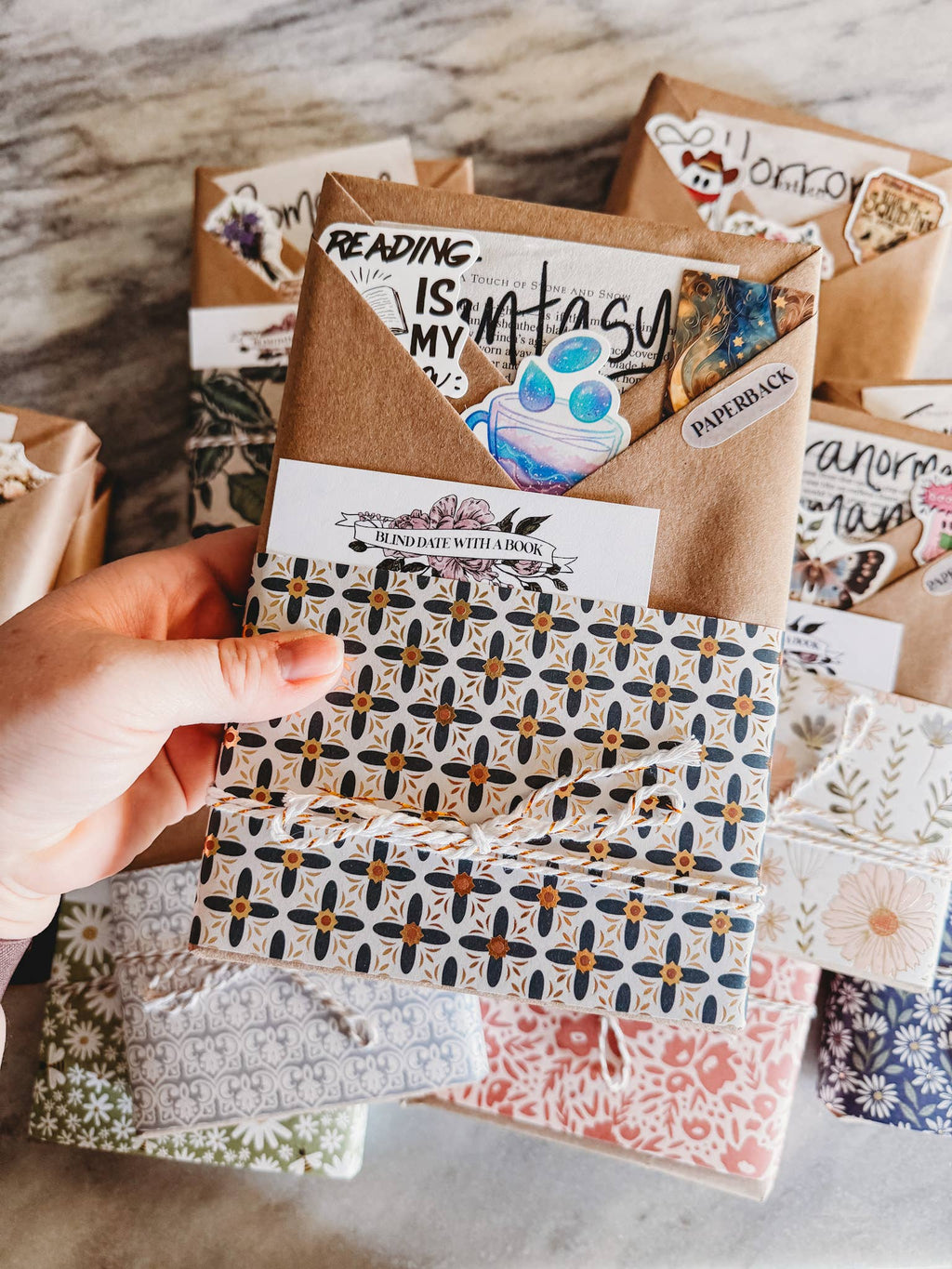 Blind date with a *NEW* book with stickers | Popular Books: Paperback / Spicy Romance