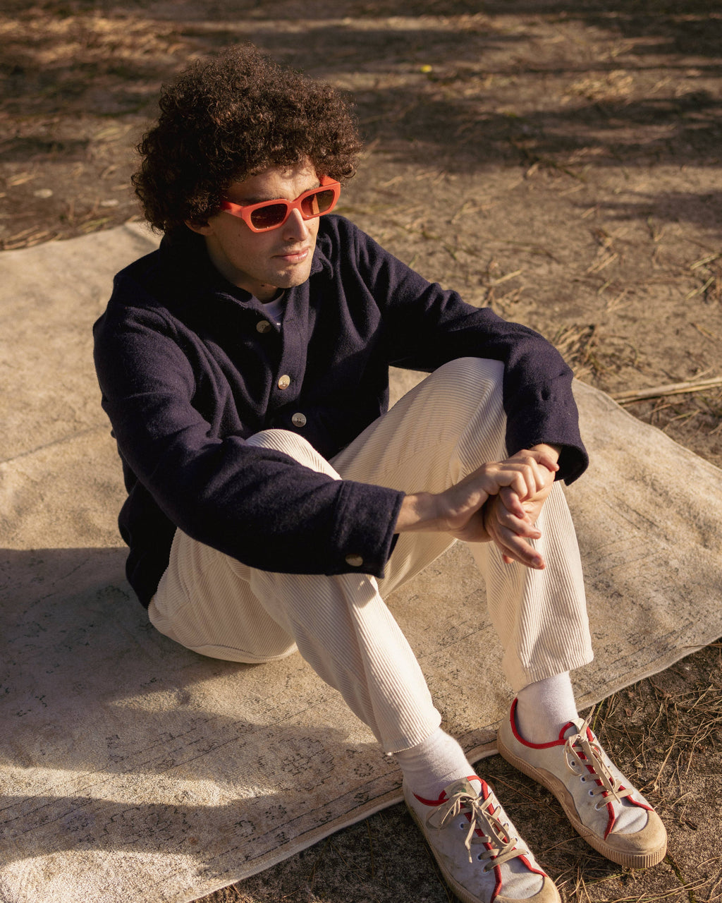 Alber wool jacket: Blue / XXL